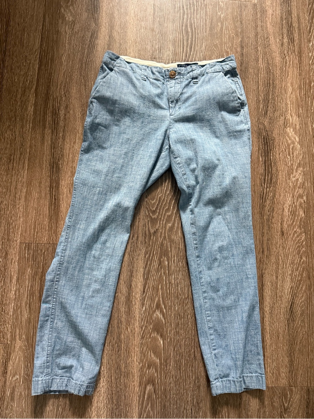 GAP Women’s Blue Chambray pants Size 2